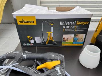Wagner W950 Flexio Verfpistolen set (lak en latex), Enlèvement ou Envoi, Utilisé, Pulvérisateur de peinture ou Pompe à peinture