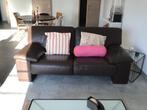 Canapés en cuir 3 places et 2 places, Huis en Inrichting, Ophalen, 250 tot 300 cm, Zo goed als nieuw, Rechte bank