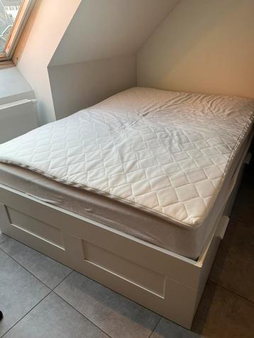 IKEA BRIMNES tweepersoons bedkader met opberglades 120200 cm beschikbaar voor biedingen