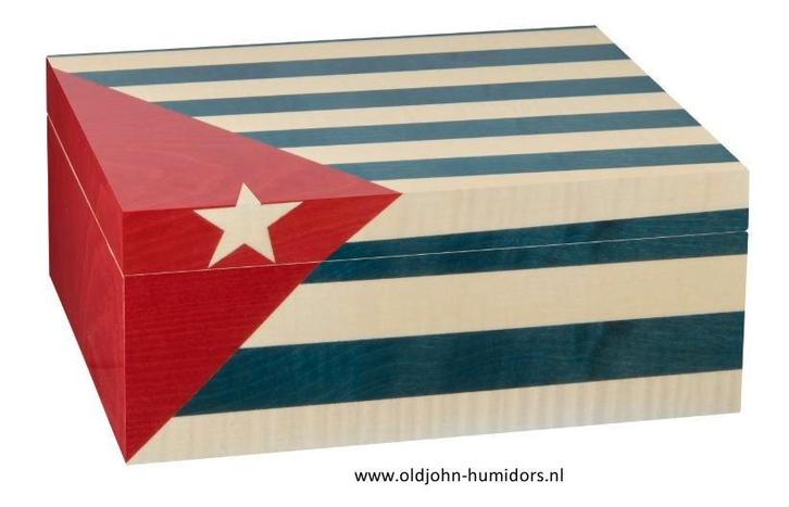 SALE HUMIDOR ADORINI CUBA TE AMO MEDIUM DELUX CUBA VLAG h160, Verzamelen, Rookartikelen, Aanstekers en Luciferdoosjes, Nieuw, Tabaksdoos of Verpakking
