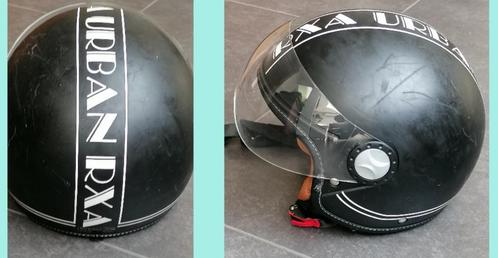 Helm scooter - maat L (! Buitenlaag is wel kleverig geworden, Fietsen en Brommers, Brommerhelmen, Gebruikt, Large, Ophalen