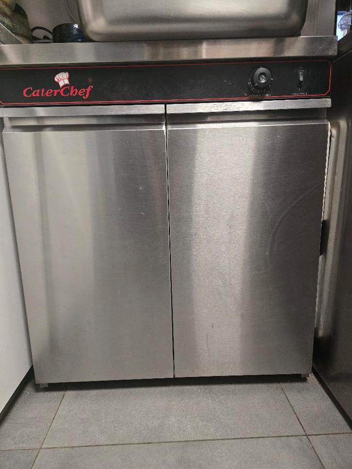 Warmtekast Caterchef, Electroménager, Cuisinières, Comme neuf, Autoportant, 85 à 90 cm, 60 cm ou plus, Enlèvement
