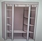 Stoffen kledingkast met stang en planken 150x45x175 cm, Ophalen, 150 tot 200 cm, Met hangruimte, Zo goed als nieuw