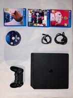 PlayStation 4 + controller + fifa, Games en Spelcomputers, Ophalen, Met games, Zo goed als nieuw, Met 1 controller