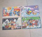 4 puzzles en bois Paw Patrol, Comme neuf, Enlèvement