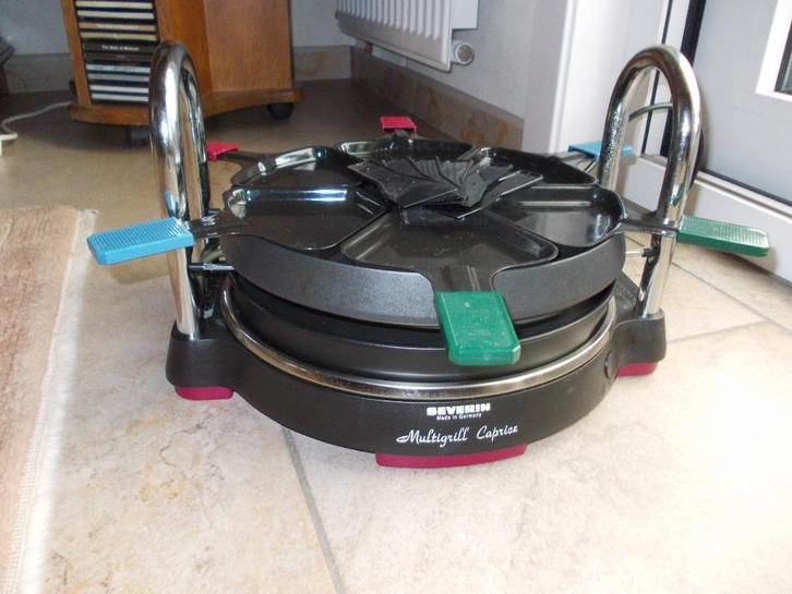 Prachtig gourmettoestel. (Multi grill - raclette), Elektronische apparatuur, Gourmetstellen, Zo goed als nieuw, 4 t/m 7 personen