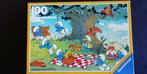 Ravensburger puzzel smurfen picknick - 100 stuks, Kinderen en Baby's, Ophalen of Verzenden, Gebruikt