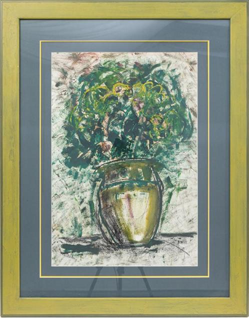 Lukas Michiels (1952-2016): Bloemen (88 x 122 cm), Antiek en Kunst, Kunst | Schilderijen | Modern, Ophalen