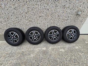 4 nieuwe Michelin M+S banden 225/75R16CP + Alu velgen   beschikbaar voor biedingen