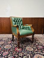 Klassiek Engels Chesterfield Bureaustoel, Antiek en Kunst, Ophalen of Verzenden