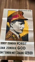 Affiche van ‘50 leopold 3, Ophalen, Zo goed als nieuw