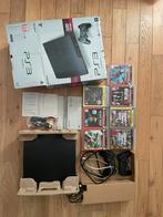 PlayStation 3 Slim 320 GB met 2 controllers + 7 games, Ophalen, Zo goed als nieuw, Met 2 controllers, Slim