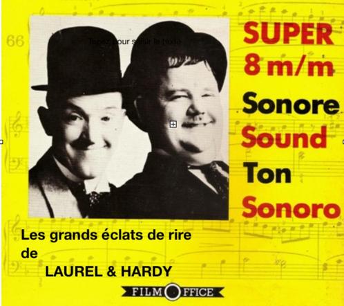 Film Super8 " LES GRANDS ECLATS DE RIRE DE LAUREL & HARDY ", TV, Hi-fi & Vidéo, Bobines de film, Film 8 mm, Enlèvement ou Envoi
