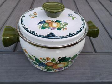 vintage Baumann Buzen Enamel kookpot beschikbaar voor biedingen