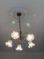 5-armige luster, Antiek en Kunst, Ophalen, Glas