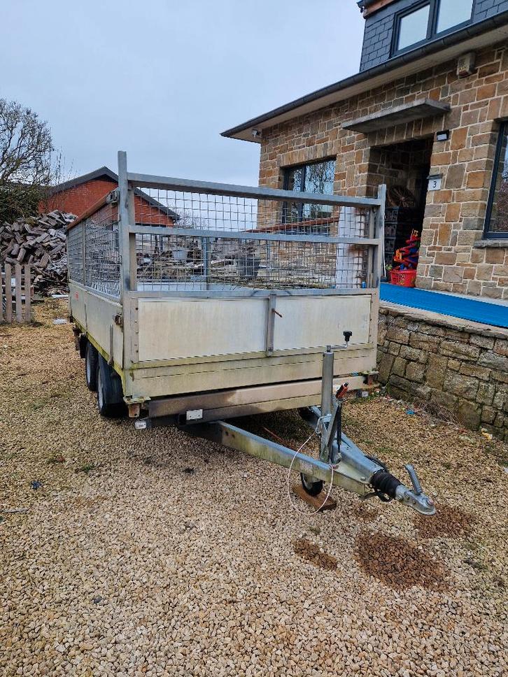 Remorque bw trailers tribenne, Autos : Divers, Remorques, Utilisé, Enlèvement