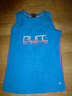 blauw sporttopje Dutchy maat 164 - 176 - 34 - 36 of XS - S, Kleding | Dames, ANDERE, Blauw, Ophalen of Verzenden, Fitness of Aerobics