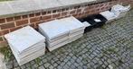 Carrara witte marmeren tegels 40 x 40 cm, Ophalen, Gebruikt, 5 tot 10 m², 20 tot 40 cm