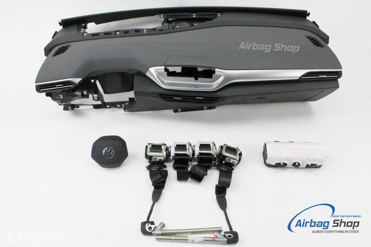Airbag kit Tableau de bord gris HUD Volkswagen ID4 ID.4 2020, Auto-onderdelen, Dashboard en Schakelaars, Gebruikt, Ophalen of Verzenden