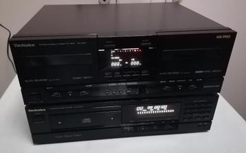 Technics setje , cd speler - cassettedeck beschikbaar voor biedingen