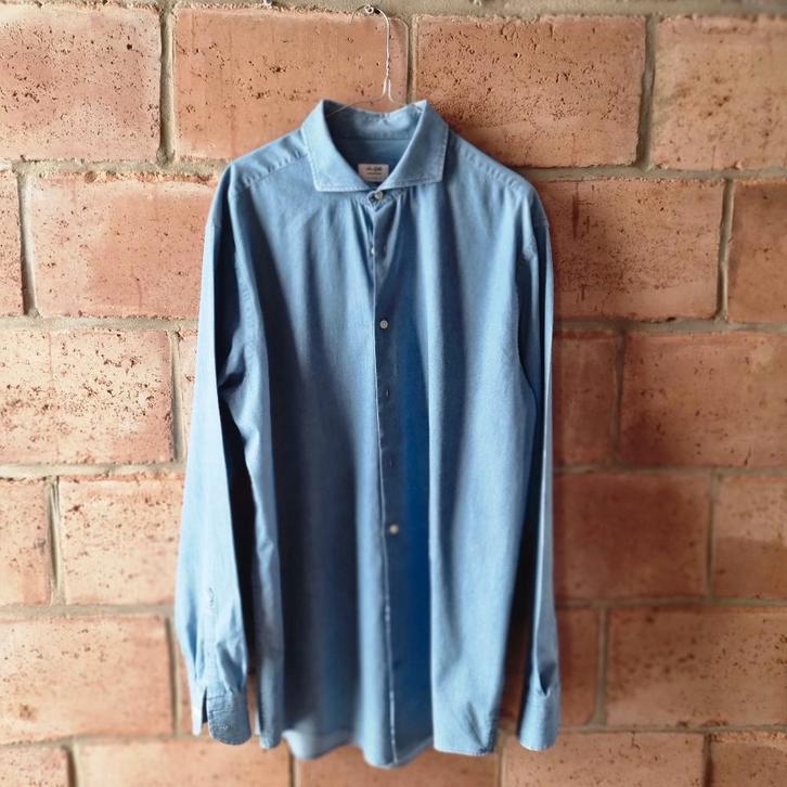 Van Gil jeanshemd, Kleding | Heren, Overhemden, Zo goed als nieuw, Ophalen of Verzenden