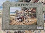 Puzzel – 1000 stuks – Country Life, Enlèvement ou Envoi, 500 à 1500 pièces, Comme neuf, Puzzle