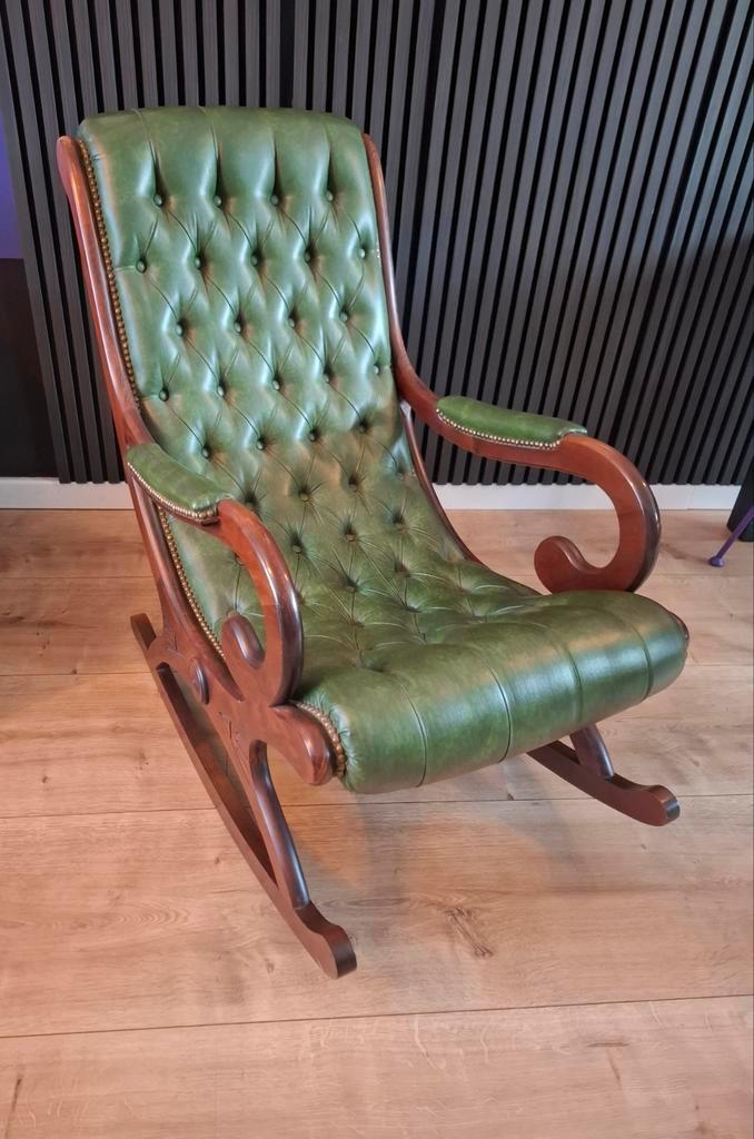 ️Chesterfield schommelstoel️, Huis en Inrichting, Fauteuils, Ophalen