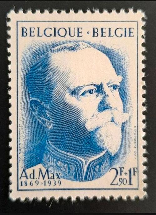 België: OBP 1037 ** Adolphe Max 1957., Postzegels en Munten, Postzegels | Europa | België, Postfris, Orginele gom, Zonder stempel