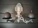 Muur kandelaar barok, Huis en Inrichting, Woonaccessoires | Kandelaars en Kaarsen, Ophalen of Verzenden, Kandelaar