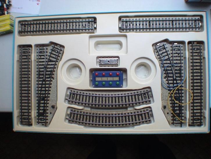 Märklin 5191 uitbreidingsset E met M-rails, Hobby en Vrije tijd, Modeltreinen | H0, Gebruikt, Rails, Wisselstroom, Märklin, Ophalen of Verzenden