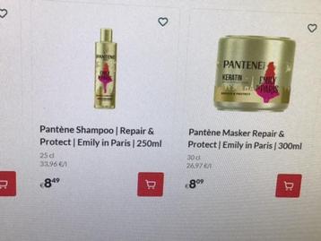 shampoo of masker Emily in Paris  ik vraag 5 eur/flacon beschikbaar voor biedingen