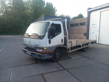 Mitsubishi canter 2.8tdi takelwagen rijbewijs b, Autos, Achat, 3 places, Boîte manuelle, 2 portes