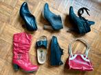 6 paar damesschoenen (ook nieuwe) maat 39-40 + retro handtas, Kleding | Dames, Ophalen, Gedragen, Slippers