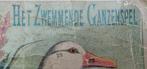 "Le jeu des oies nageuses" sur carton léger, Collections, Collections Autre, Enlèvement, Utilisé