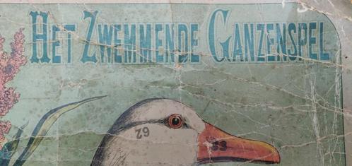 "Le jeu des oies nageuses" sur carton léger, Collections, Collections Autre, Utilisé, Enlèvement