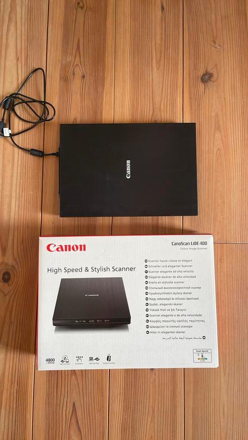 Canon CanoScan LiDE 400 scanner, Computers en Software, Scanners, Zo goed als nieuw, Fotoscanner, MacOS, Windows, Linux, Android