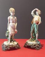 Paire de figurines par Luigi Giorgio Benacchio pour Triade, Enlèvement ou Envoi