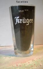 KRÜGER 33 cl (facetten), Ophalen of Verzenden, Zo goed als nieuw, Glas of Glazen
