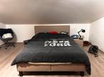 Boxspring, Maison & Meubles, Chambre à coucher | Canapés-lits, Beige, Enlèvement, Utilisé, 200 cm