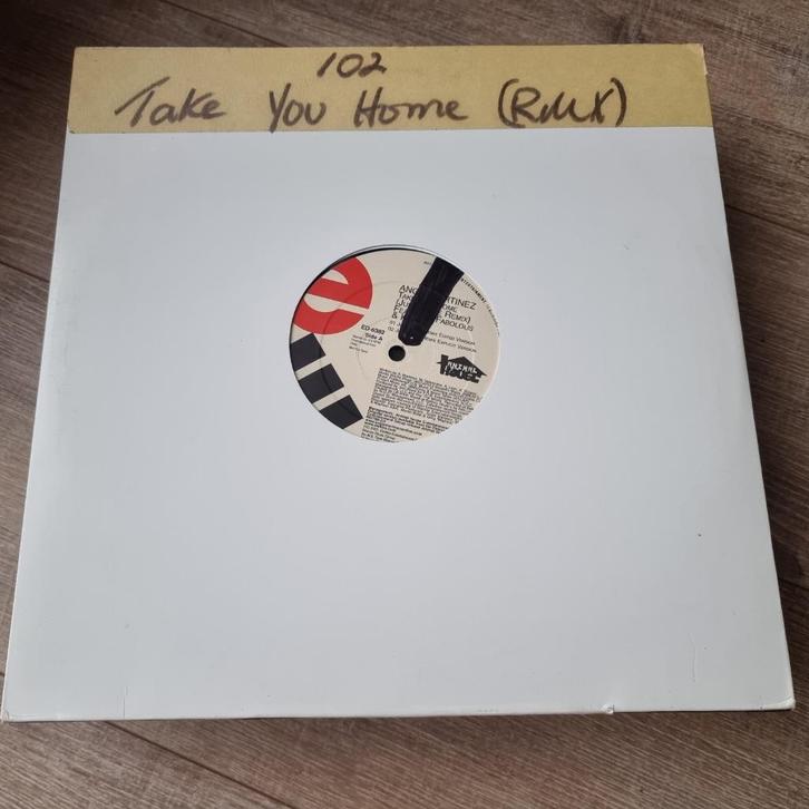 12" Angie Martinez – Take You Home (Just Blaze Remix), Cd's en Dvd's, Vinyl Singles, Gebruikt, Maxi-single, Hiphop en Rap, 12 inch