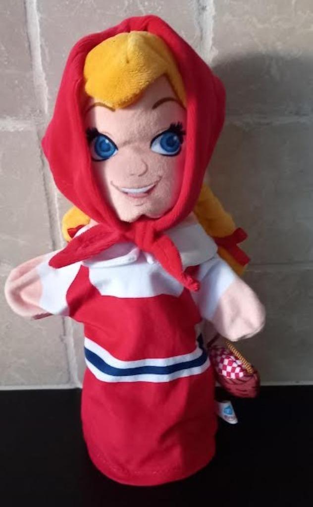 handpop roodkapje, Kinderen en Baby's, Speelgoed | Poppen, Zo goed als nieuw, Ophalen of Verzenden