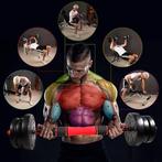 Verstelbaar halters | 2 X 20kg | GRATIS LEVERING, Sport en Fitness, Fitnessmaterialen, Halterschijven, -, Verzenden, -