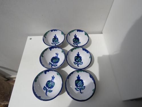 Vintage Fajalauza Ceramics kommetjesset 6 delig, Antiek en Kunst, Antiek | Keramiek en Aardewerk, Ophalen of Verzenden