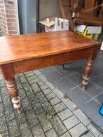 table en bois massif, 100 à 150 cm, Quatre personnes, Enlèvement, Utilisé