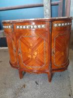 Meuble marqueterie et medaillons, Antiek en Kunst, Antiek | Meubels | Kasten