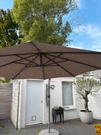 Parasol 300 diameter met marmer voet van Glatz, Tuin en Terras, Ophalen, Zo goed als nieuw