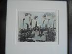 Alfons Vermeir  1905 - 1994   Bedrijvigheid Haven Antwerpen, Antiek en Kunst, Kunst | Schilderijen | Klassiek, Verzenden
