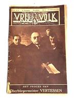 Weekblad "Vrij volk" Het proces Vertessen (1946), Collections, Revues, Journaux & Coupures, Enlèvement ou Envoi