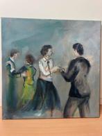 Schilderij olieverf op canvas, Ophalen