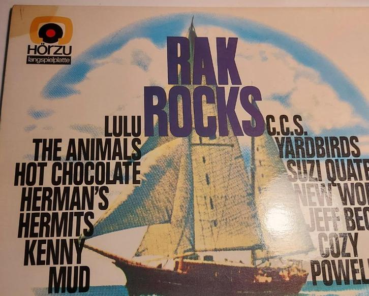 LP vinyl : Rak Rocks - verzamel LP rock - 1974., Cd's en Dvd's, Vinyl | Rock, Verzenden